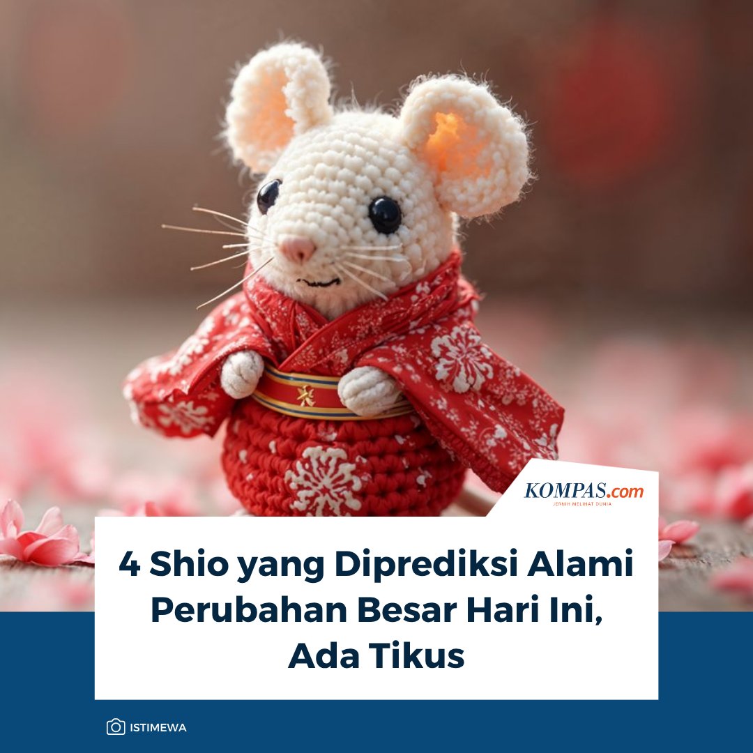 kompascom's tweet photo. Baca di sini: https://t.co/vVevVcoag5
Hari ini membawa nuansa perubahan bagi sejumlah shio. Berdasarkan astrologi Tiongkok, perubahan tersebut tidak selalu berupa keberuntungan besar atau peristiwa yang terjadi secara tiba-tiba.
~KR #RamalanShio #Shio https://t.co/HX2VjJuqfX