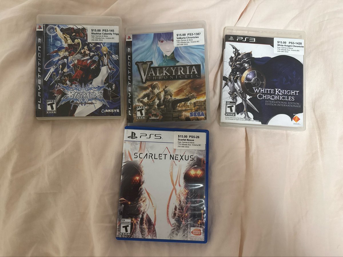 kabbage45's tweet photo. Games I bought today https://t.co/7RkrcfI1Sp
