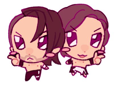 1001corpses's tweet photo. just realized i didnt post these here! little wrestler chibis https://t.co/cY7bGlEsUf