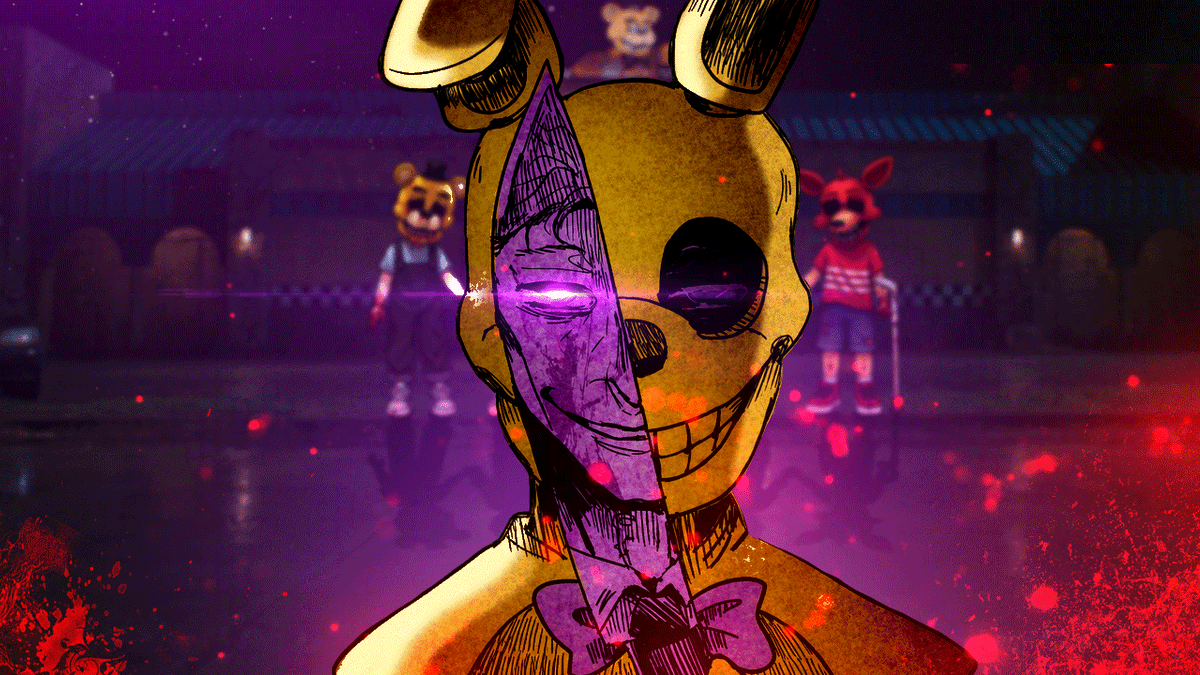 Hyysoka's tweet photo. uma thumb temática de fnaf que fiz no tédio :D https://t.co/M3dAAssdoh