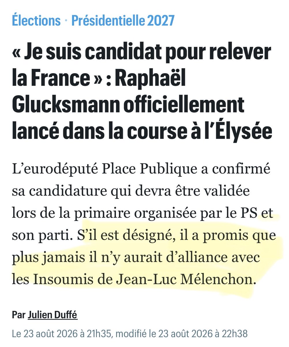 julienbahloul's tweet photo. Mais c'est fou de prendre les gens à ce point pour des cons. 

Rappel. En 2024, il mène la gauche aux Européennes sans Melenchon. Quelques jours après, il validait l'alliance avec les LFI pour les législatives anticipées. 

Nos vies valent plus que vos voix. https://t.co/ShXHuaNJAU