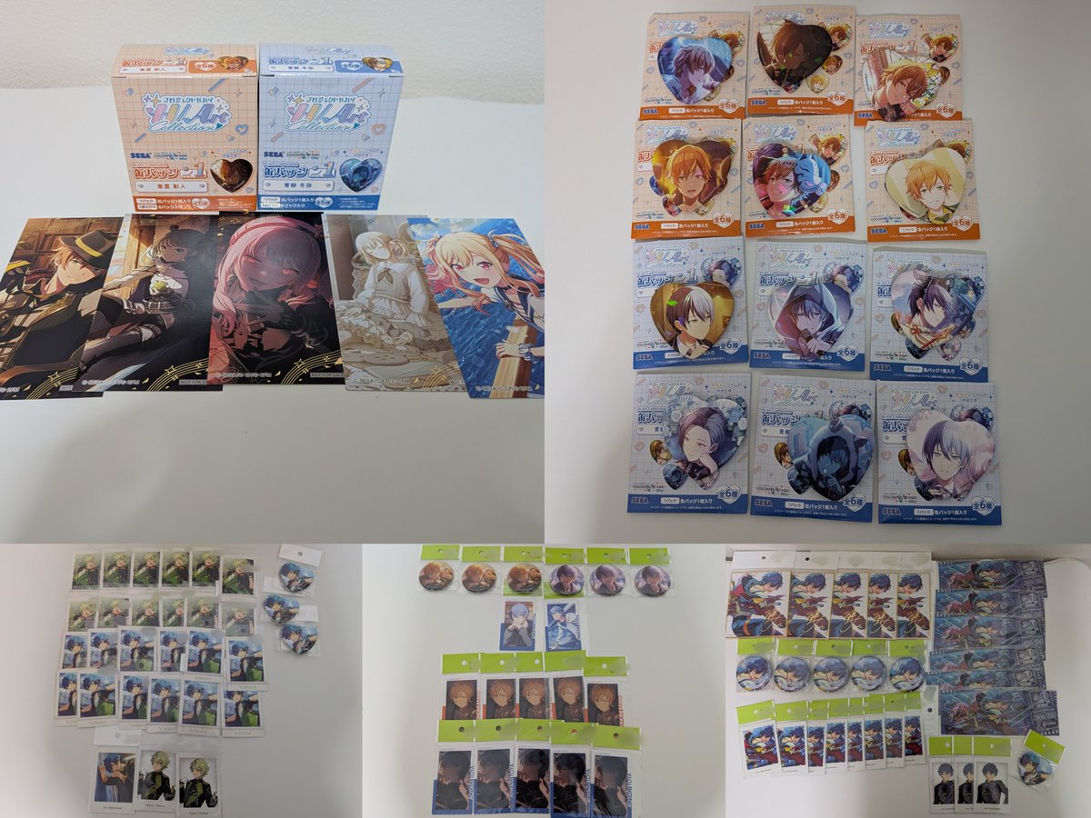 croix_yozora's tweet photo. 2日間遊びに行ってきて、いっぱい購入してきた！
（買いすぎたwww）
特典1枚は現地で友達に渡した https://t.co/VdjpKhpwfv