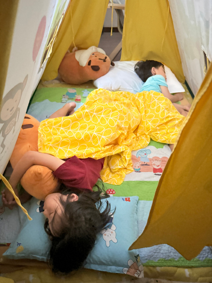 Mirul9286578391's tweet photo. Spent the afternoon building a blanket fort with my kid—laughs, pillow fights, and zero screen time win! https://t.co/fTfQj5tVoT