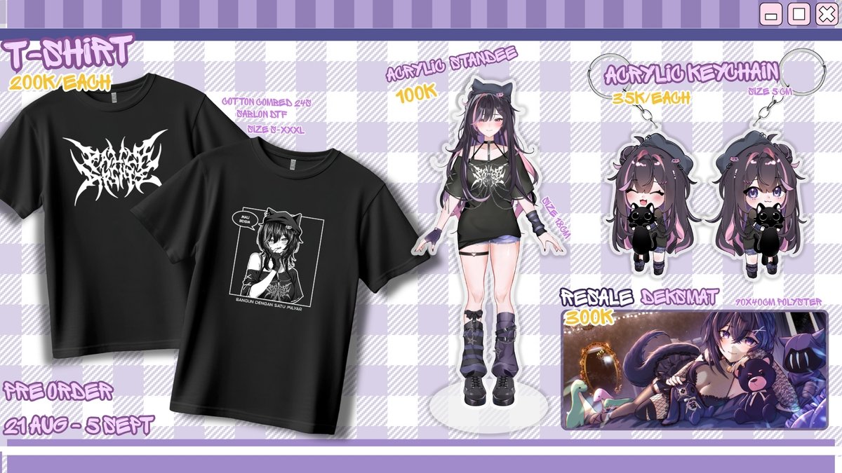 Puchi_nyaan's tweet photo. omagaaa akhirnya aku membuka PO untuk merch baru lagi lhoo! <3
 yang tertarik bisa lansung isi form saja yah di https://t.co/8bKBQqylBb 
nnti bakal di dm manjahh sama miminnyaaa untuk detail dll
jangan sampe ketinggalan! open PO nya cuma 2 minggu aja lho (˶˃𐃷˂˶) hehe https://t.co/jMEEOvq10D