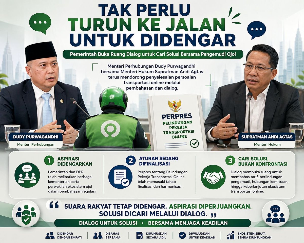 CocoBottol's tweet photo. Dialog bersama Ojol penting agar persoalan transportasi online bisa dibahas langsung dan dicari jalan keluarnya bersama https://t.co/QRTAJfFrE0
