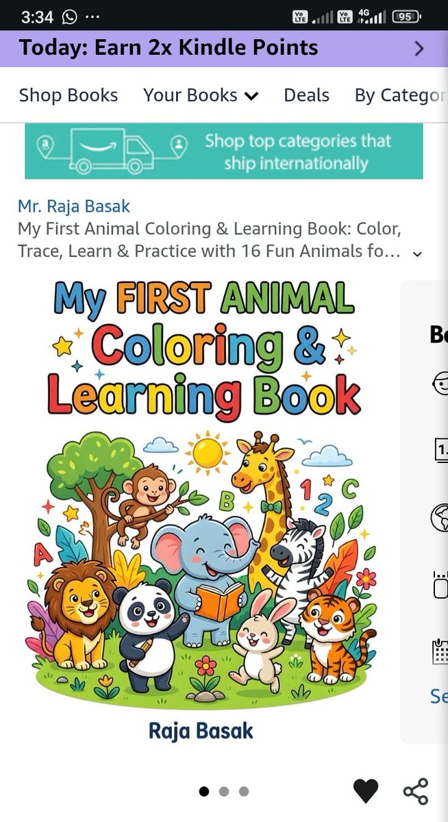 iamrajabasak's tweet photo. Finally published my first kids' book on Amazon! đĨŗđ āĻā§āĻ āĻŦāĻžāĻā§āĻāĻžāĻĻā§āϰ āĻāĻĨāĻž āĻŽāĻžāĻĨāĻžāϝāĻŧ āϰā§āĻā§ āĻāĻ āĻŦāĻāĻāĻŋ āϤāĻžāĻĻā§āϰ āĻāύā§āϝ "My FIRST ANIMAL Coloring & Learning Book", AmazonāϤ⧠āĻāĻāύ āĻāĻāĻŋ live! āĻāĻĒāύāĻžāĻĻā§āϰ āĻāĻžāϞā§āĻŦāĻžāϏāĻž āĻāϰ āĻļā§āĻāĻāĻžāĻŽāύāĻž āύāĻŋāϝāĻŧā§āĻ āĻāĻ āĻĒāĻĨ āĻāϞāĻžāĨ¤ đ¨â¨
#RRB #ColoringBookForKids #Amazon @Amazon https://t.co/fp2lZzr65Q