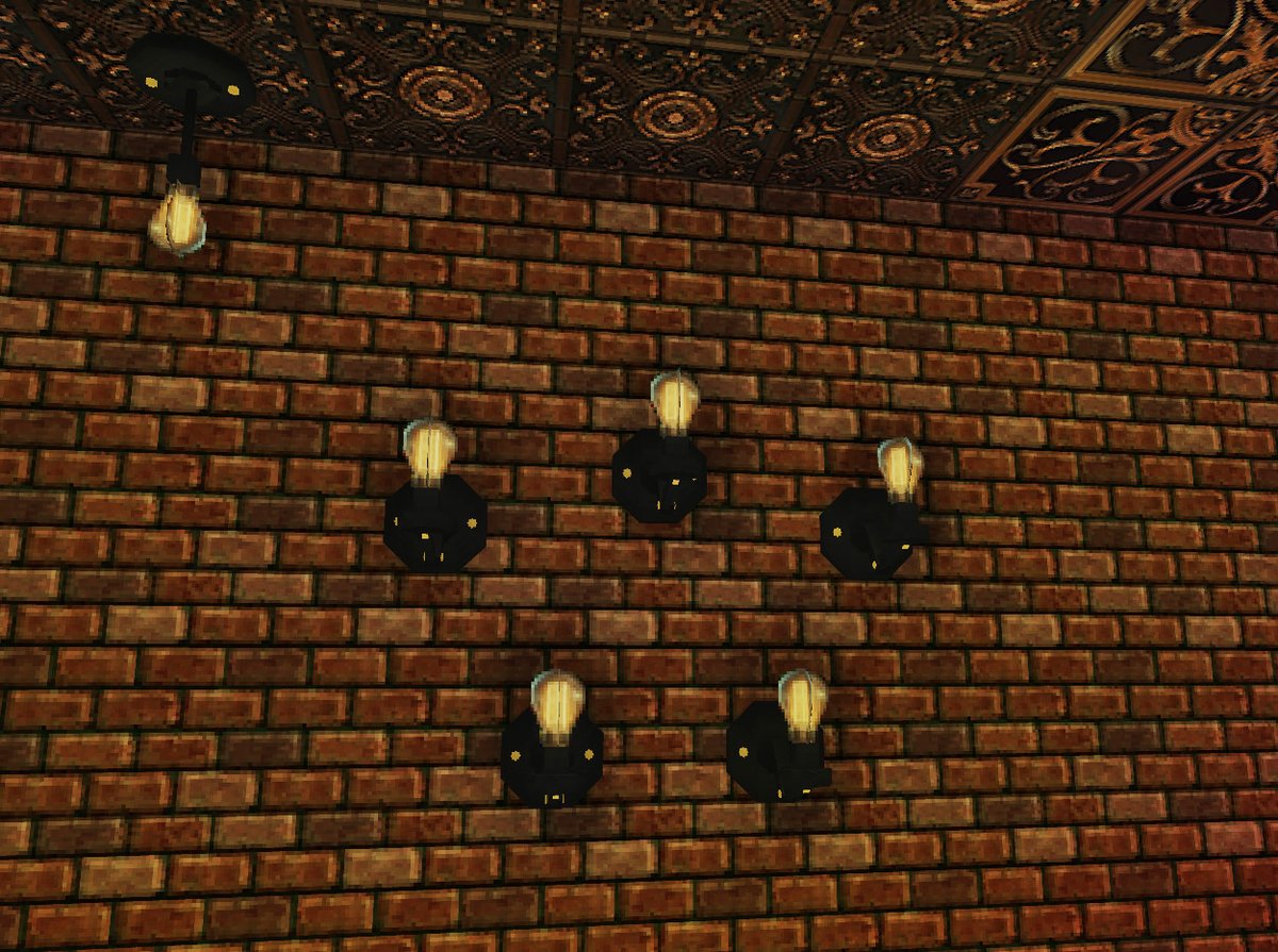 AncientWolfAWI's tweet photo. Redid these to better reflect what I wanted out of them. The old version just never sat right with me and I knew I could pull off a better bulb. Discernable on/off states too.
#AWI #HytaleModding #Hytale https://t.co/hJt4ZfnZhM