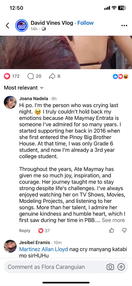 tita_hugoat's tweet photo. Luh ka @maymayentrata07 pinaiyak mo si ate gurl #MaymayEntrata https://t.co/MqHuNfUQi7