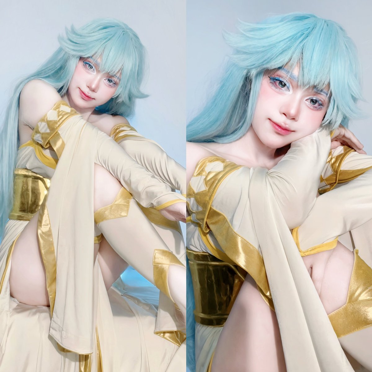 AxiaSia33396's tweet photo. Elfaria Albis Serfort 
         | Tsue to Tsurugi no Wistoria | 🩵 
#elfaria #cosplay ✨ https://t.co/FPnModqJ1k