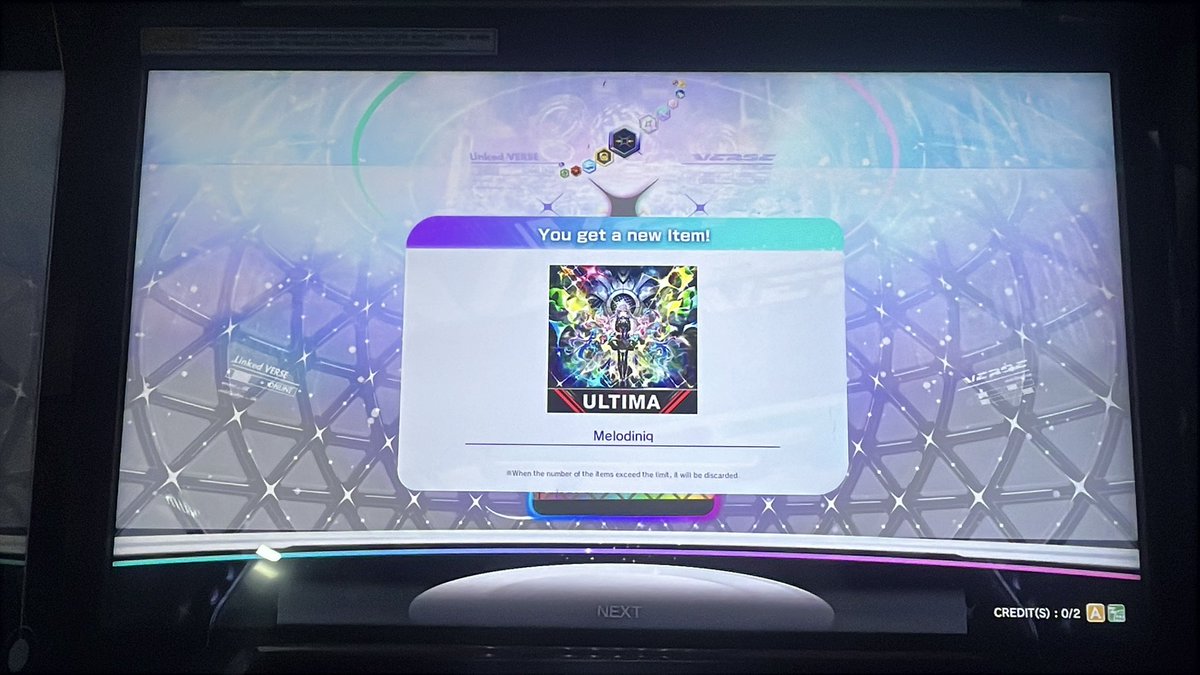 NekoNaNya's tweet photo. Melodiniq ULTIMA LV.16
CLEAR!!!!!!!!

충격으로 팔다리 덜덜떨면서 겜했음 ㅋㅋ…
혹시 국제판 1호?

조건은 모르겠고 유니흑 끝나니까 나왔음 https://t.co/7m0T3uUeoi