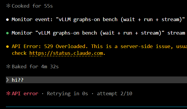 future_dev_'s tweet photo. Claude Fable 5 overload while I renting and working on 10x B200 server for 65usd/hour

Nice Nice https://t.co/JyNPrRfmDS