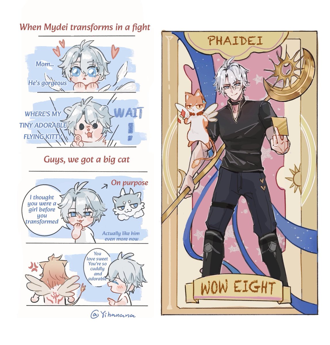 Yihanana_'s tweet photo. #phaidei‌ ☀️🍷(4/4) Cardcaptor Snowy https://t.co/3XXmH3vjuF