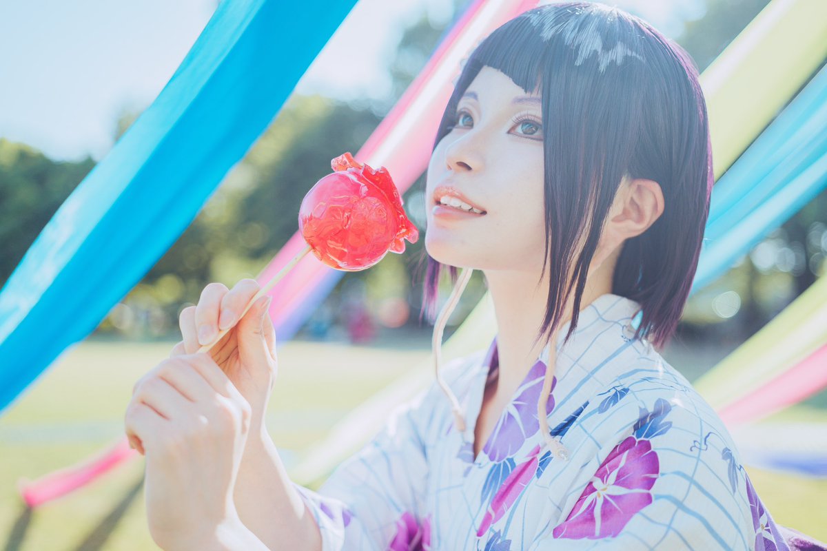 poh2pnoh's tweet photo. ⚠︎Cosplay ／ MHA ／ 耳郎響香👂
,　　　
　　　　　りんご飴
,

📷@keepnotede 様
#アコスタ万博夏まつり https://t.co/VIlqAcBOcf