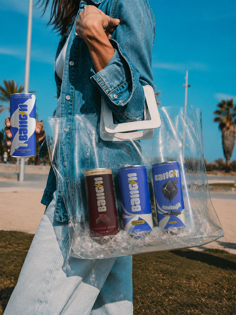 BanginGlobal's tweet photo. Bringing the cool wherever we go. Packed up, iced down, and ready to bang up the day. ☀️🧊⚡️

#BangIn #BangUpYourGame #SummerEssentials #ChillVibes #OnTheGo #StayRefreshed #ClearTote #EnergyOnIce #ZeroSugar https://t.co/D8m0owUiYe