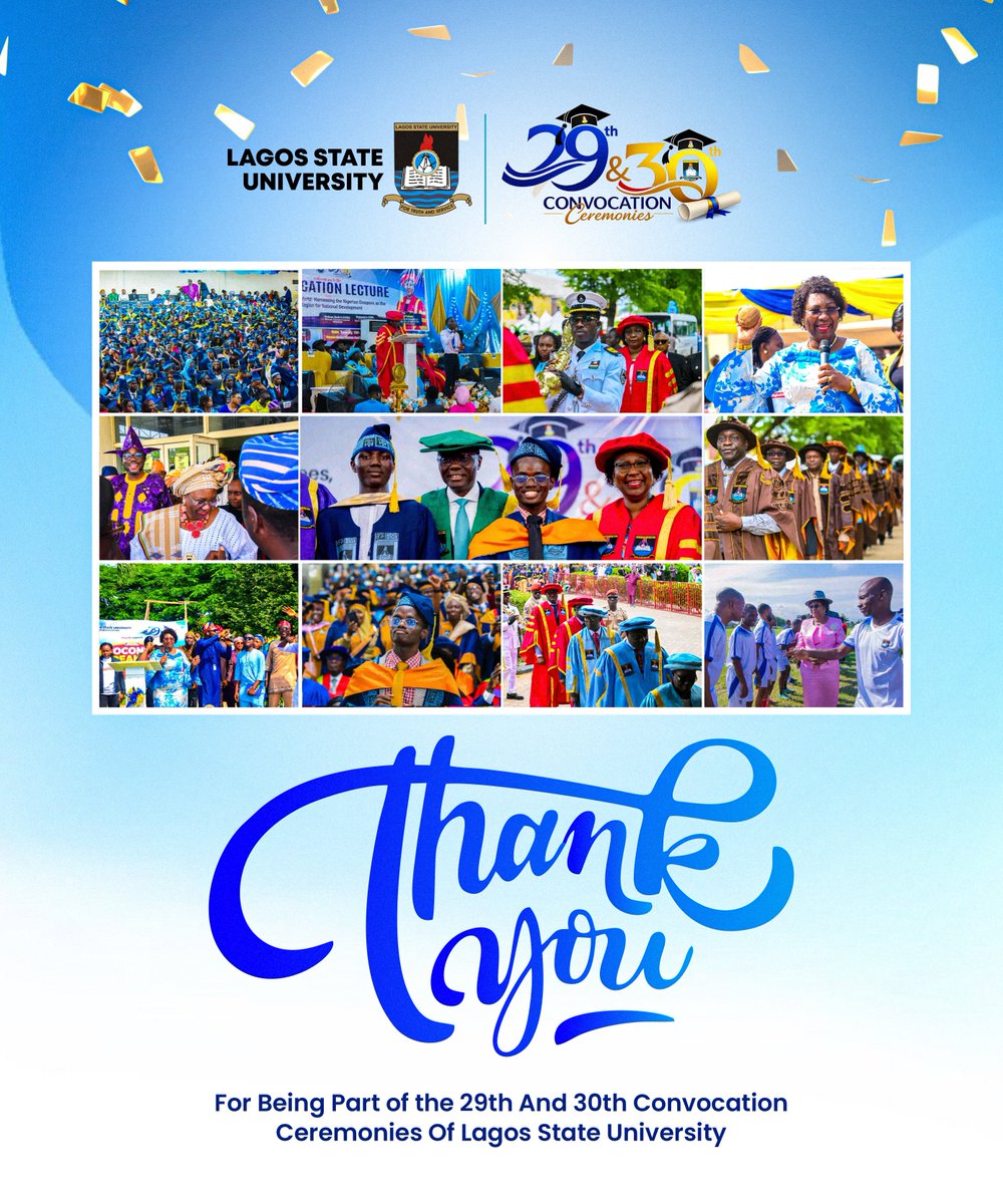 LASUOfficial's tweet photo. #LASUConvocation https://t.co/MdNw5CVvBG
