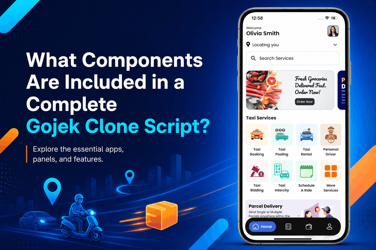 gojekappclone's tweet photo. What Components Are Included in a Complete Gojek Clone Script?

https://t.co/Gc0DdqgH3P

#gojekclonescript #gojekcloneapp #gojekclone #multiserviceappdevelopment #gojekcloneappdevelopment https://t.co/pP4eI9mVP8