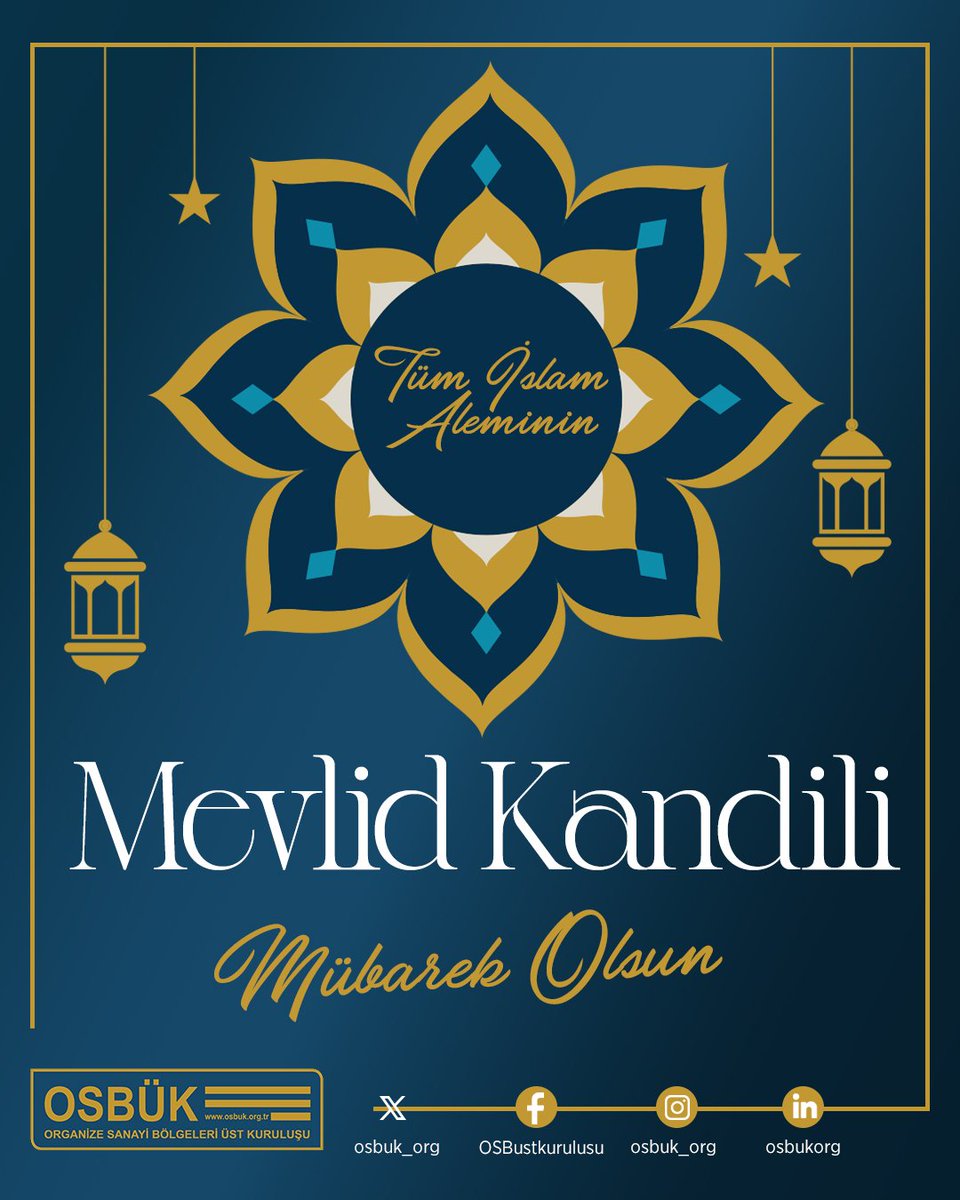 MemisKutukcu's tweet photo. Başta milletimiz olmak üzere tüm İslam aleminin Peygamber Efendimizin yeryüzünü şereflendirdiği Mevlid Kandili'ni kutluyor, bu mübarek gecenin İslam dünyasında barış, huzur ve berekete vesile olmasını diliyorum.
#MevlidKandili https://t.co/d3h23bGmbY