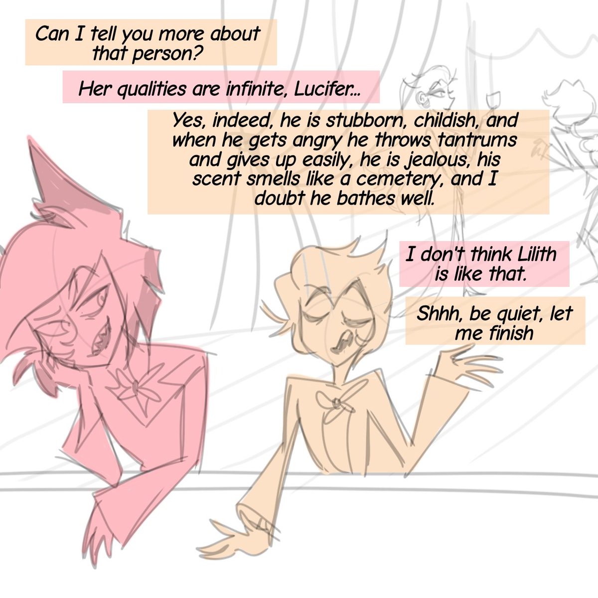 Flay_dragon06's tweet photo. She is and he is... 
#radioapple #appleradio #hazbinhotel https://t.co/XDPrTcjU3t