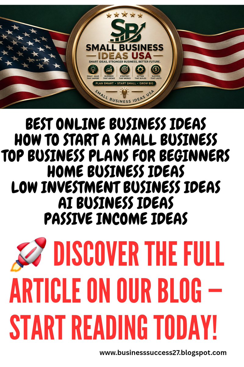 bizSuccessF's tweet photo. 💡 Big businesses can start with one simple idea.

Find a problem. Build a solution. Start small. Grow smart. 🚀
https://t.co/zs0a2OubSL

#BusinessIdeas #Startup #Entrepreneurship https://t.co/sJOD4YFmw0