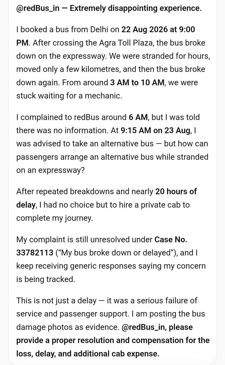 proashu19's tweet photo. @redbus_in https://t.co/nKoIvMxOGD