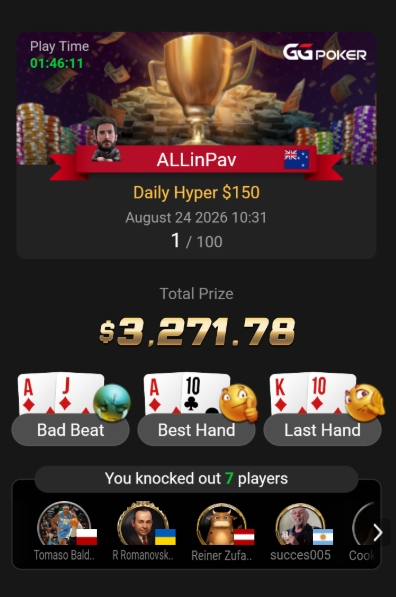 ALLinPav's tweet photo. speed racers are the most exciting format of poker and no one can tell me otherwise https://t.co/JXbq4Umyns