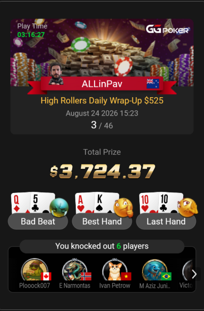 ALLinPav's tweet photo. speed racers are the most exciting format of poker and no one can tell me otherwise https://t.co/JXbq4Umyns