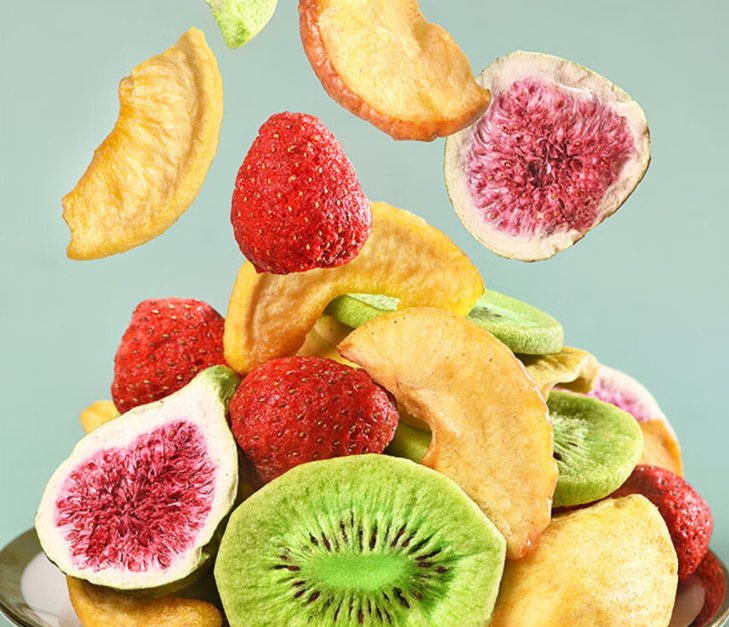 g1GqrctNAFjDVIA's tweet photo. Nuevos snacks crujientes de fruta tropical! Compartelos con tus colegas y dulcear sin remordimientos. https://t.co/Q1AMdUQT4b