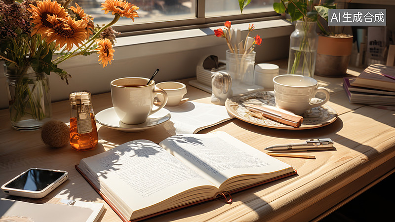 loveorsu522's tweet photo. [Mi escritorio organizado y luminoso: espacio limpio, café listo, lista para concentrarme en las tareas del día. ]， https://t.co/05IedHRcDH