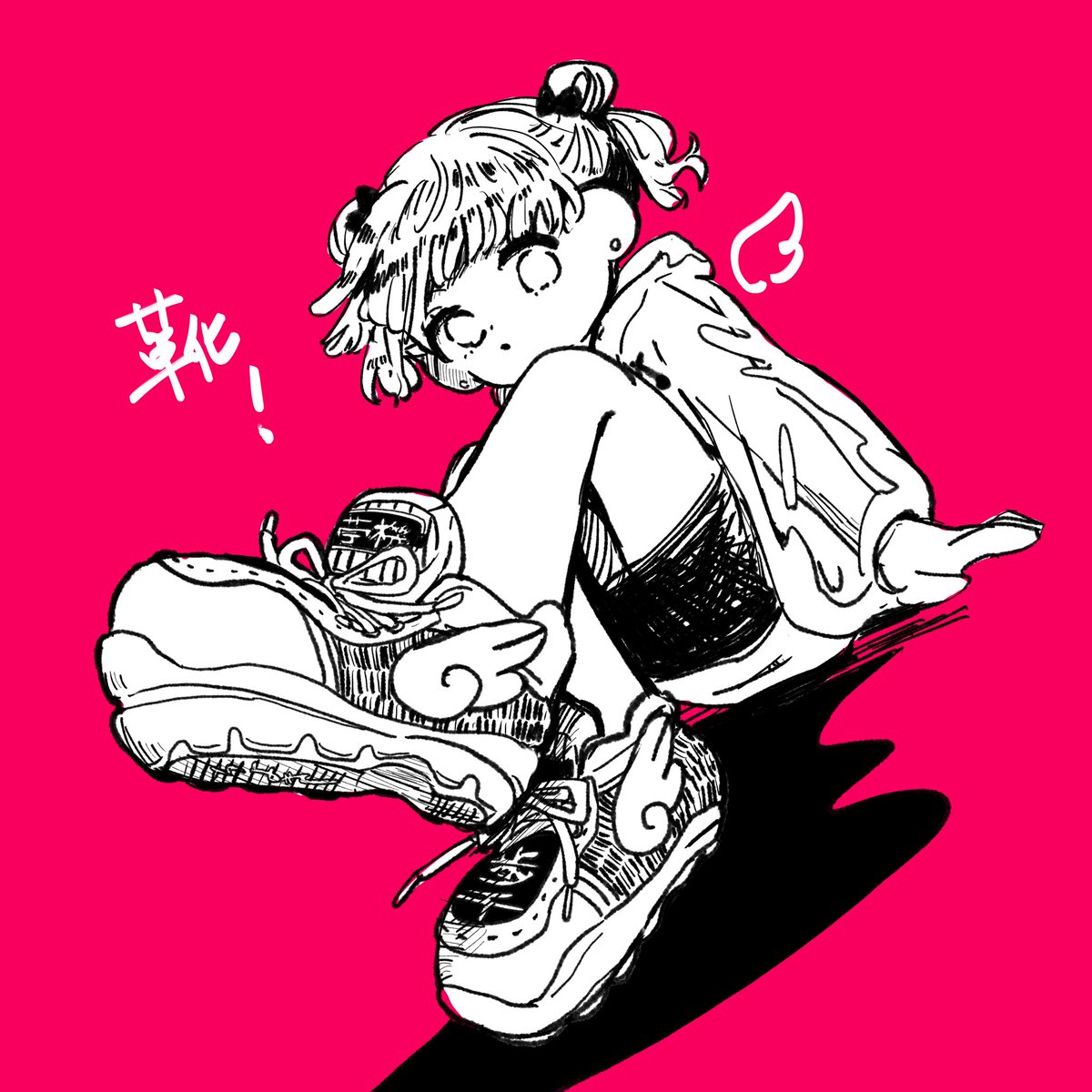 Chokibuchi's tweet photo. くつ👟
#イラスト https://t.co/1ff1HrPzuV
