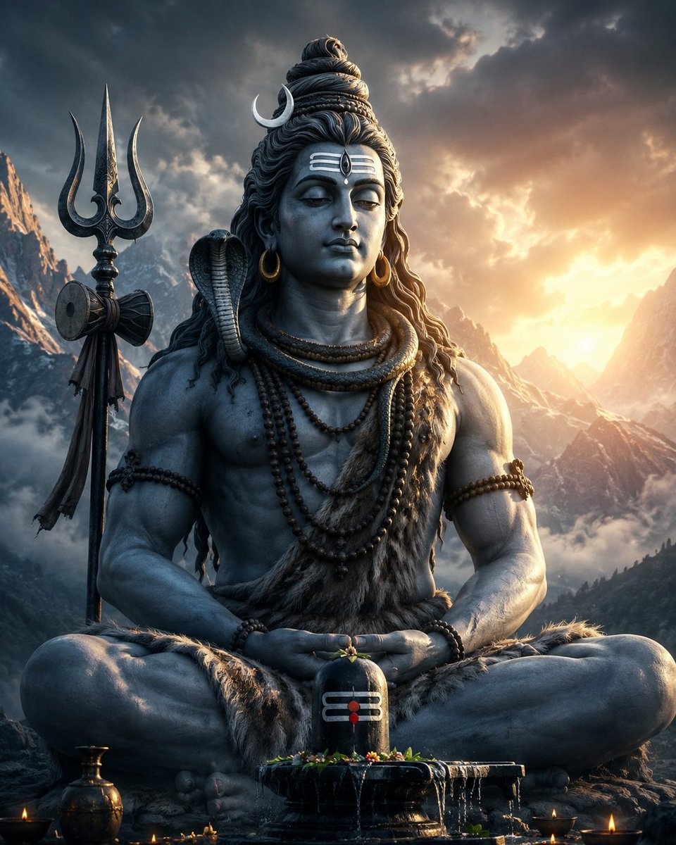 aradhya1208's tweet photo. ॥ ॐ नमः शिवाय ॥

महा��ेवस्य कृपया सर्वेषां जीवनं
सुख-शान्ति-समृद्धिभिः परिपूर्णं भवतु।

सर्वेषां दुःखानि नश्यन्तु, सर्वेषां कल्याणं भवतु।

महादेवः सर्वदा सर्वेषां रक्षणं करोतु। 🕉️ https://t.co/5upMjowZwQ