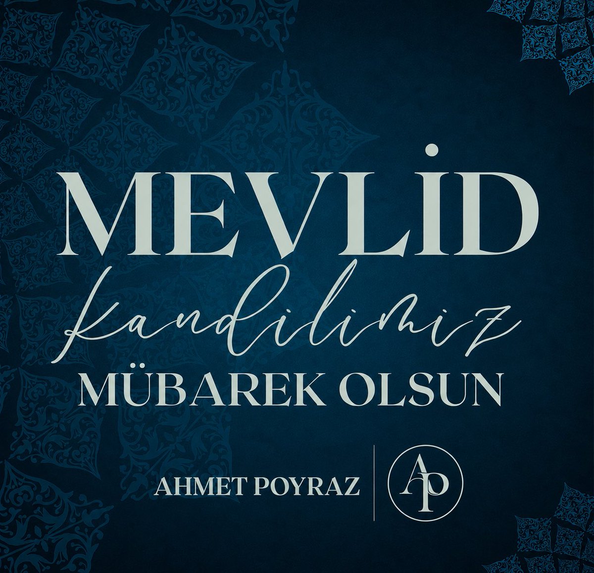 AhmettPoyraz's tweet photo. Peygamber Efendimiz Hz. Muhammed’in (s.a.v.) dünyayı teşriflerinin yıl dönümünü idrak ettiğimiz mübarek Mevlid Kandili’nin; milletimize, İslam âlemine ve tüm insanlığa sağlık, huzur ve kardeşlik getirmesini diliyorum.

Bu müstesna gecede dualarımızın kabul olmasını temenni ediyor, aziz şehitlerimizi rahmetle anıyorum.

Tüm hemşehrilerimin ve aziz milletimizin Mevlid Kandili mübarek olsun.