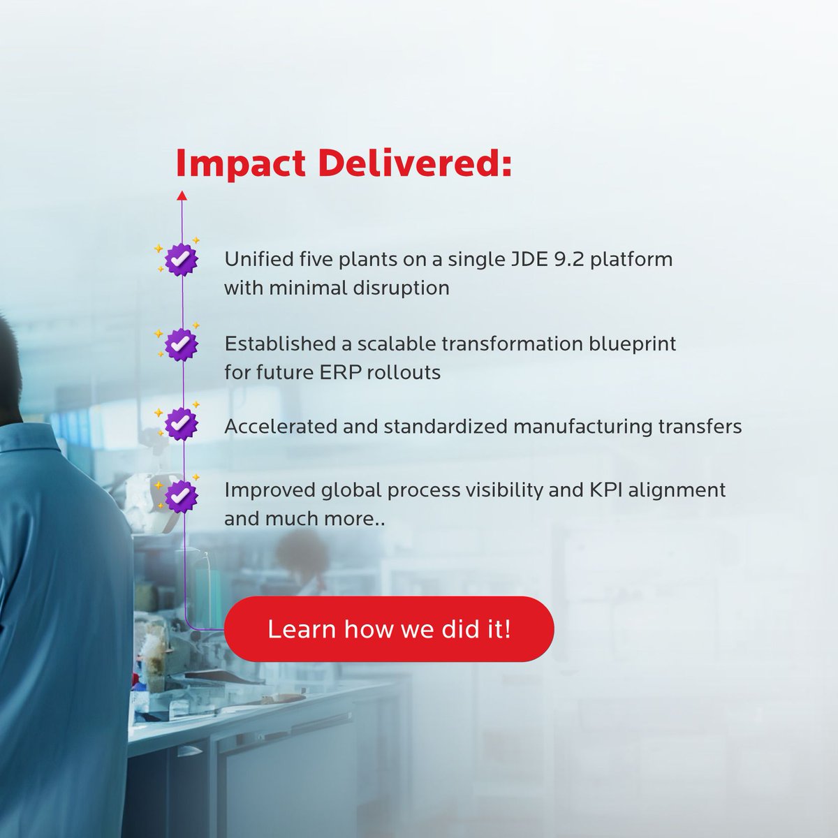 birlasoft's tweet photo. Discover how a global MedTech leader partnered with Birlasoft to execute a global JDE 9.2 consolidation program, unifying five manufacturing plants into a future-ready, compliant, and scalable #JDE platform that delivered measurable transformation:
-Faster, standardized manufacturing transfers
-Zero compliance errors post go-live
-2–3 day cutovers with full recovery
-Improved process visibility and decision-making
Learn how to master ERP consolidation and future-proof your enterprise: https://t.co/wVwZBWPXqY
#ERP #Oracle #OracleJDE #OracleERP #JDEdwards #EnterpriseOne #ERPConsolidation #MedTech #BusinessTransformation #ERPModernization #Compliance #Automation #AcceleratingImpact
