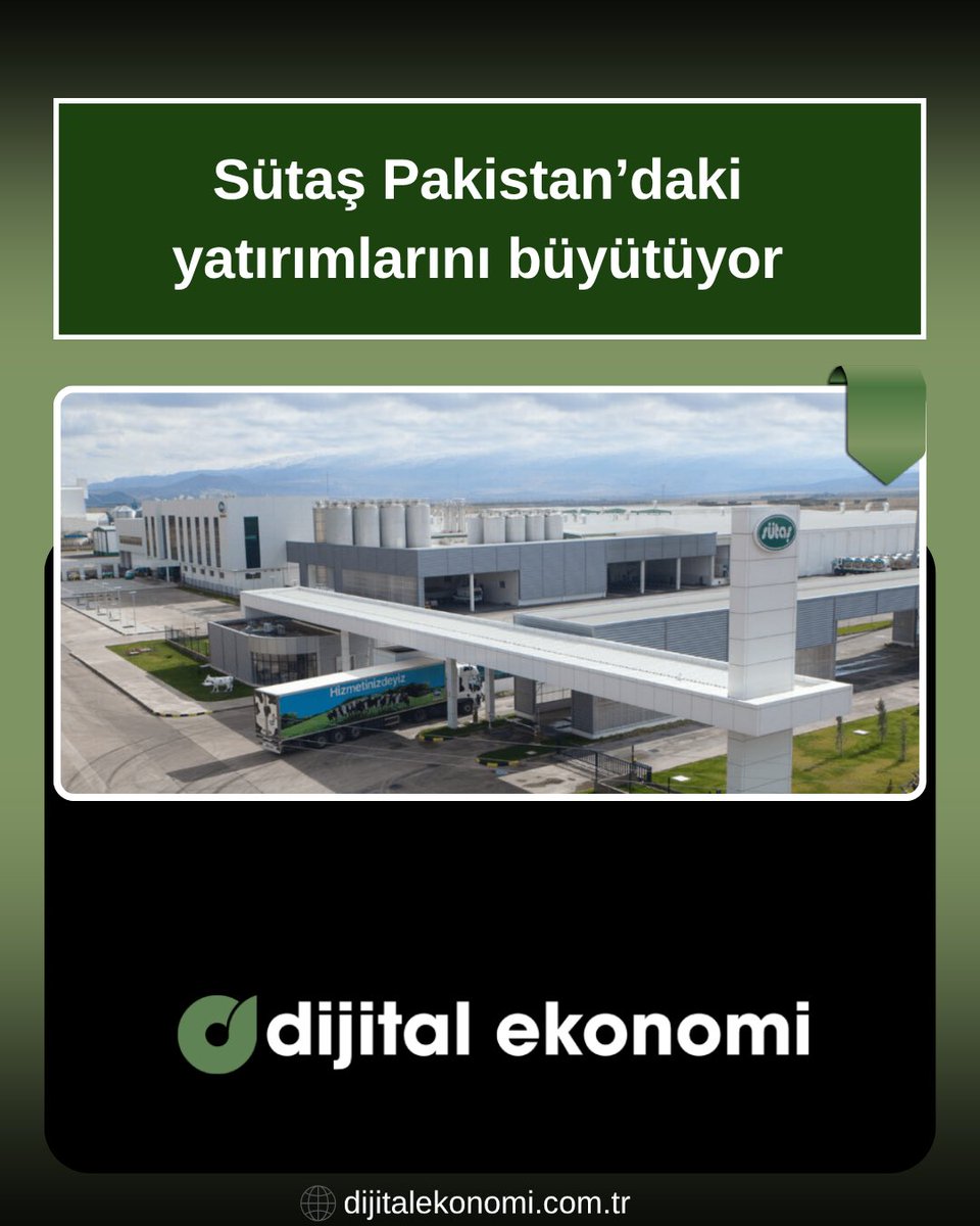Dkonomicom's tweet photo. Sütaş, Pakistan süt sektörünün potansiyeline ve ülkedeki uzun vadeli büyüme fırsatlarına duyduğu güven doğrultusunda yatırımda yeni bir adım atıyor. 2018 yılında…

Haberin devamı için👇
https://t.co/3iRomxHAIO
.
.
#DijitalEkonomi  #ekonomi #sütaş https://t.co/v5nwBi4SiB