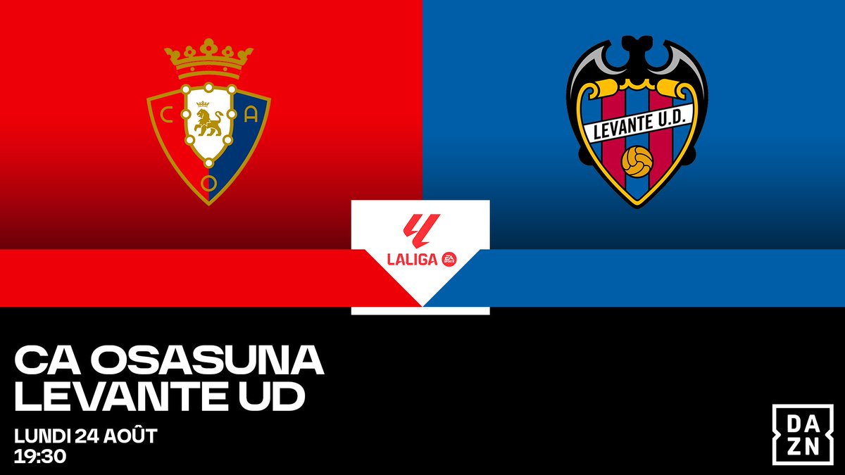 footx_app's tweet photo. 🇪🇸 Osasuna reçoit Levante ce lundi à 19h30, J1 de Liga reportée. 
Osasuna débute enfin sa saison après le report face au Celta. Levante a perdu 3-0 face à l'Espanyol en ouverture, 

Point sur le match ⬇️ https://t.co/WeHfDudAy1