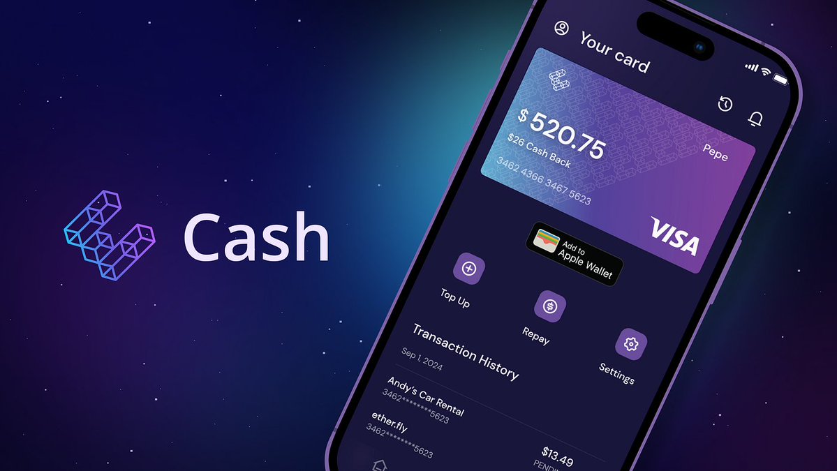 ilv_soul's tweet photo. @ether_fi Cash:
→ Up to 3% cashback
→ Spend crypto with Visa
→ Apple Pay &amp; Google Pay
→ Non-custodial
→ Travel &amp; lounge benefits
→ USDC rewards
Crypto, but actually useful.
Welcome to the Cash Club 👇
https://t.co/kVGrtUkCEV
#etherfi #Crypto #Fintech #Cashback https://t.co/Lmws7jB1nt