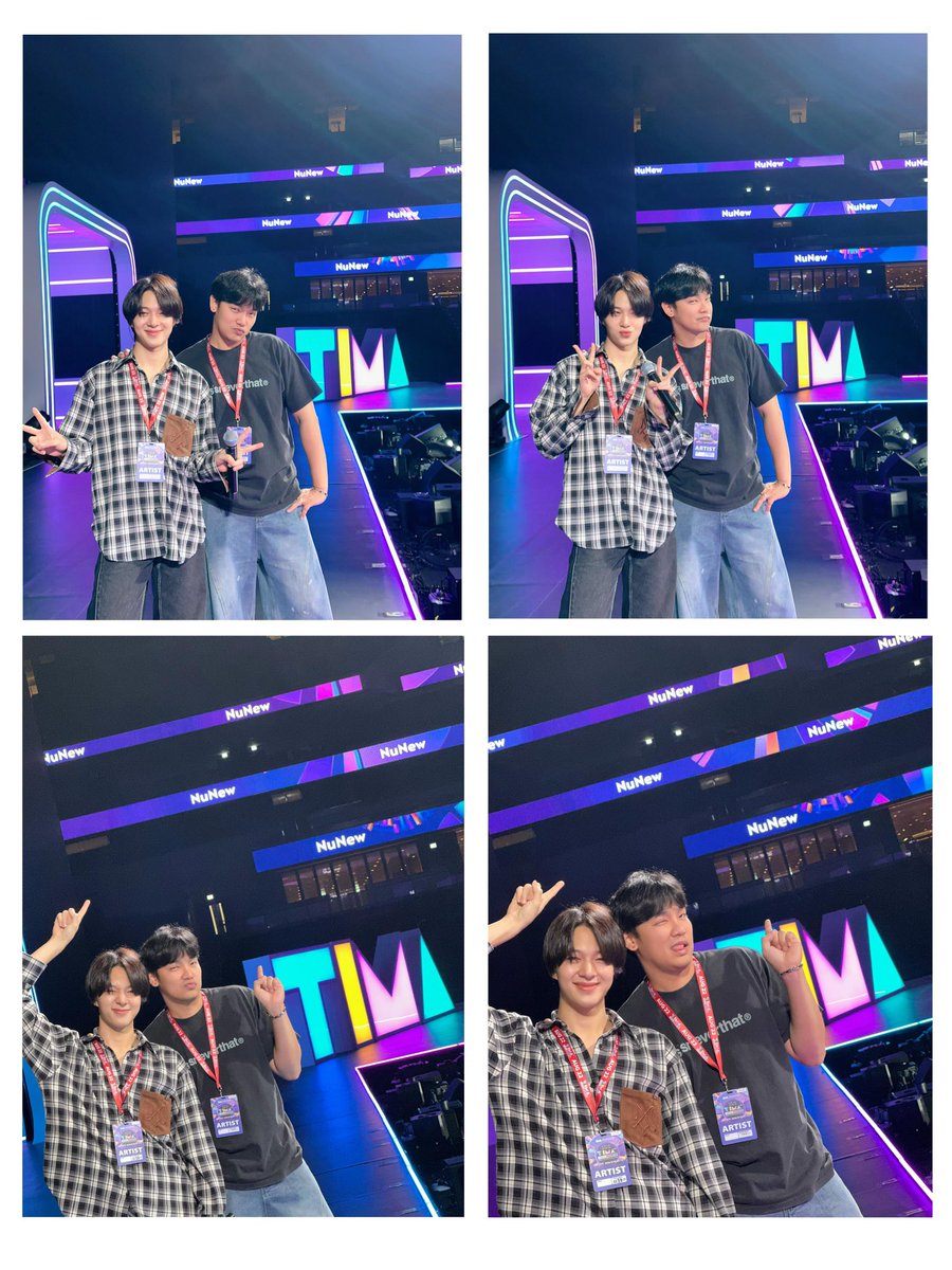 ppetchsp's tweet photo. นุนิวกับพี่เลี้ยง สเตจใหญ่ต่างประเทศบึ้ม ๆ เลย 🥹♥️ https://t.co/8mU28thUdK