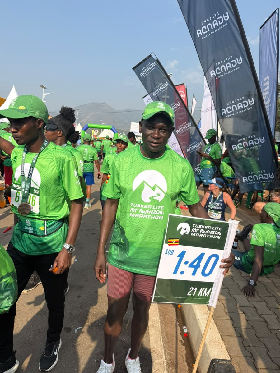 UGAIDSMarathon's tweet photo. Leading by Example. 

Our Ambassador, Hon Julius Acon @MpOtuke, is not just encouraging others to run. He is running with us!

He recently participated in Tusker Lite @RwenzoriMarathn , showing what it means to champion health, wellness and community through action. https://t.co/Yuhbd2BEpr