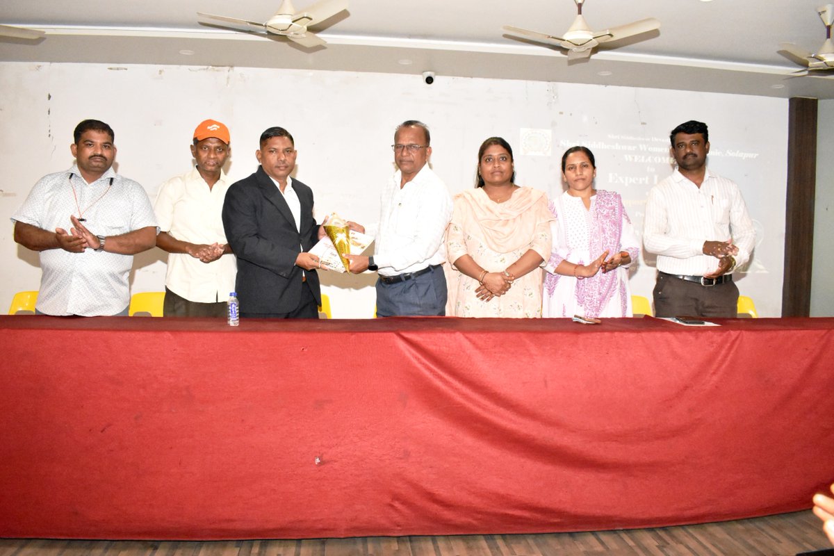 IntellisoftCC's tweet photo. My seminar at Shri Siddheshwar Women's Polytechnic Solapur on Artificial Intelligence and Career Options. https://t.co/7FlcHOqH8Y