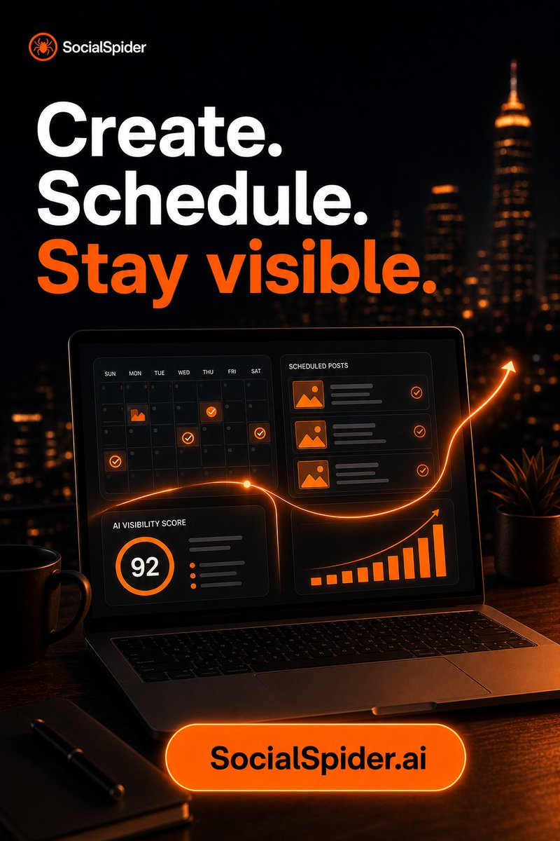 AI_Web3_Gautam's tweet photo. Some heroes save the city. 🦸‍♂️

Some tools save your content calendar.
SocialSpider AI keeps brands active when teams get busy.

https://t.co/ghOTxOx6qj

#SocialSpiderAI #GEO #AIVisibility #SEO #SpiderMan #Marvel https://t.co/efrFEvl01T