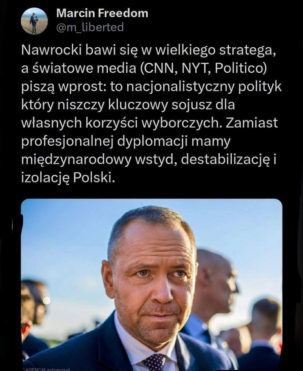 Jan84290220's tweet photo. @prezydentpl @NawrockiKn @OficjalneZero Złota klatka https://t.co/k2xJwFLbxf