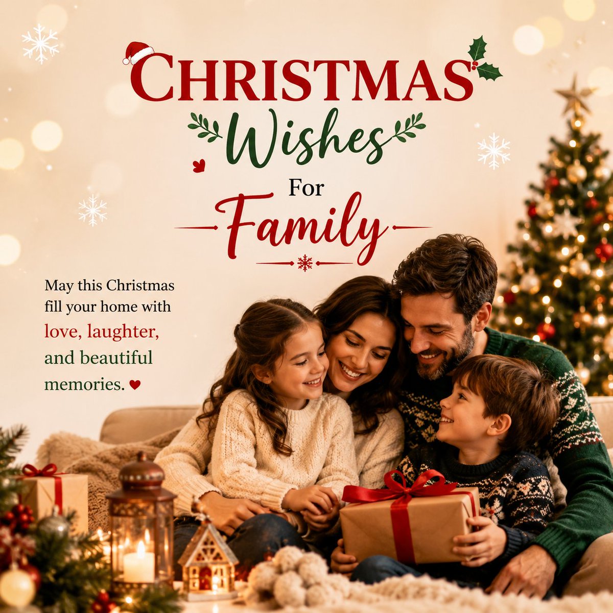 xmasapplication's tweet photo. 🎄❤️ Christmas is all about family, love, laughter, and making beautiful memories together.

Wishing your family a joyful Christmas filled with warmth, happiness, and unforgettable moments. ✨🎁

#ChristmasWishes #Christmas2026 #MerryChristmas #FamilyChristmas #ChristmasGreeting https://t.co/A5lyyPJ5Av