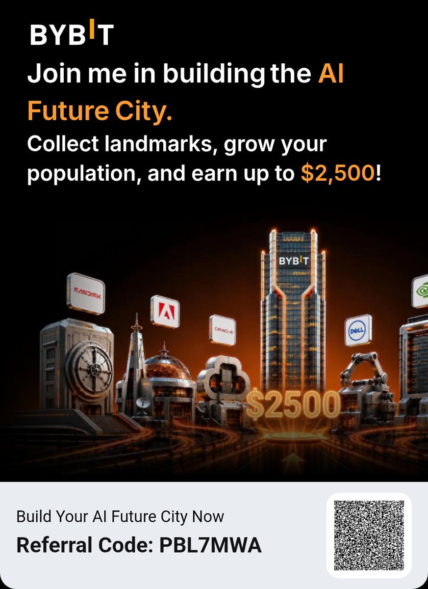 Eyoba01's tweet photo. Join me in building the AI Future City. Collect landmarks, grow your population, and earn up to $2,500! https://t.co/L6FpAT1SVq https://t.co/o4UGTfneUO