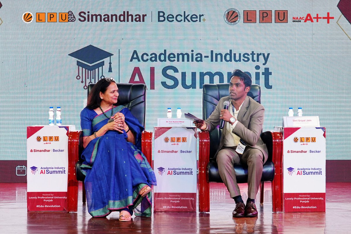 lpuuniversity's tweet photo. From insightful discussions to high-impact networking, the Academia–Industry AI Summit at LPU was all about driving AI innovation and preparing students for the future of tech. 💡
Start your journey: https://t.co/svkmtYWTU7 https://t.co/LBgd2ls1kK