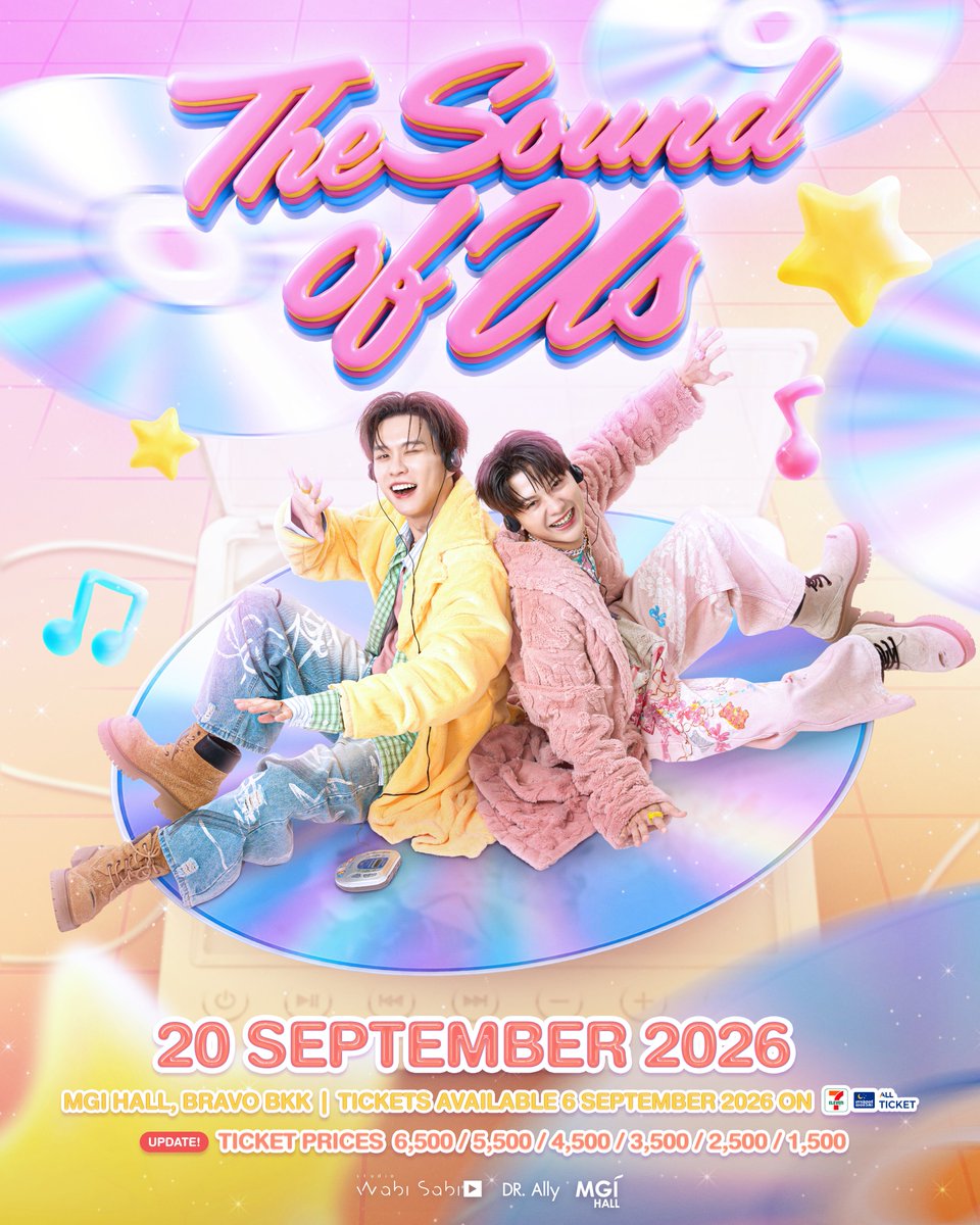 wabisabiTH's tweet photo. ‘The Sound of Us | BeverTonliew Fan Meeting’

💿 TICKETS ARE AVAILABLE
SUNDAY , SEPTEMBER 6 , 2026
- เคาน์เตอร์เซอร์วิสในร้าน 7-Eleven ทุกสาขา เวลา 12.00 น.
- เคาน์เตอร์เซอร์วิสในร้าน 7-Eleven ทุกสาขา และเว็บไซต์ ALLTicket >>https://t.co/oMO3qpBaTc เวลา 14.00 น. เป็นต้นไป
(หากบัตรถูกจำหน่ายหมดในรอบเคาน์เตอร์จะไม่มีการเปิดรอบเว็บไซต์)

💿 SHOWDATE
SUNDAY, SEPTEMBER 20 , 2026
MGI HALL | BRAVO BKK

#BeverTonliewFanmeeting