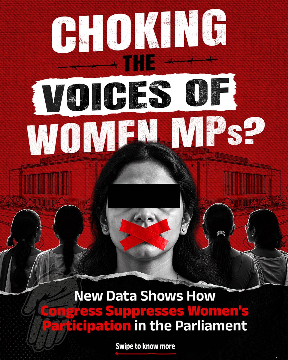 BJP4India's tweet photo. Their promises fake,
Congress sells them to you,
Patriarchy is their politics,
We’re just exposing what they do. 🔽(1/2) https://t.co/rN612DhCWa
