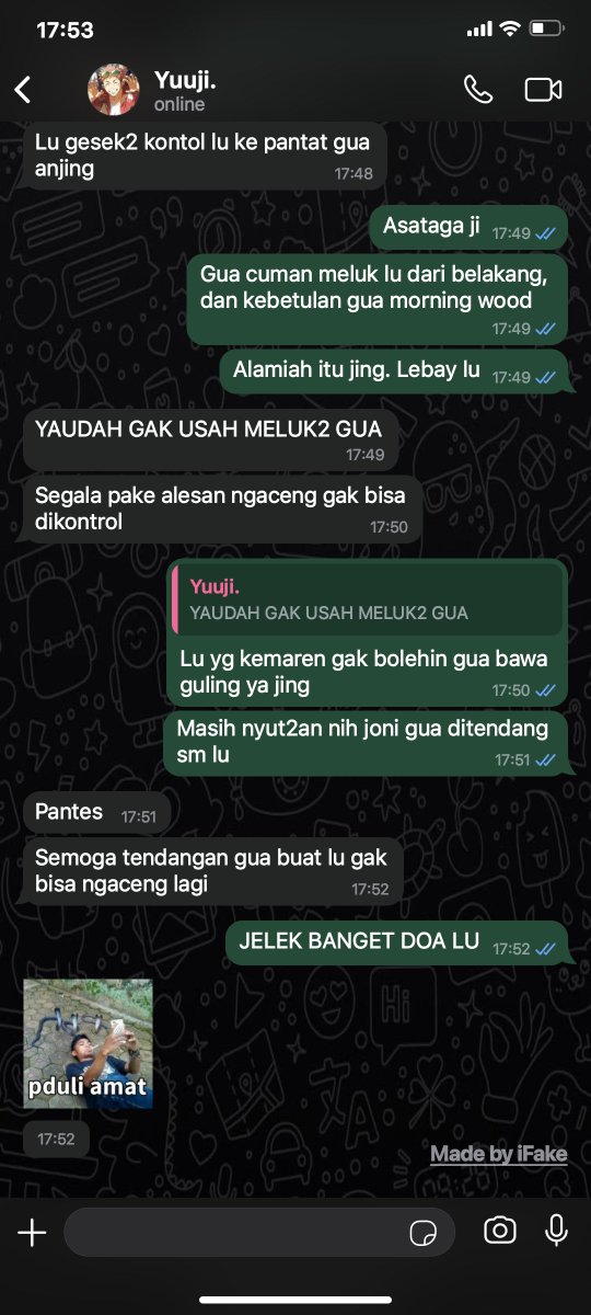 blesmeer's tweet photo. #goyuu onetweet au

Kata mamih, "kok manggil gua-elu ke suami sendiri?". https://t.co/0puZvW2NBY