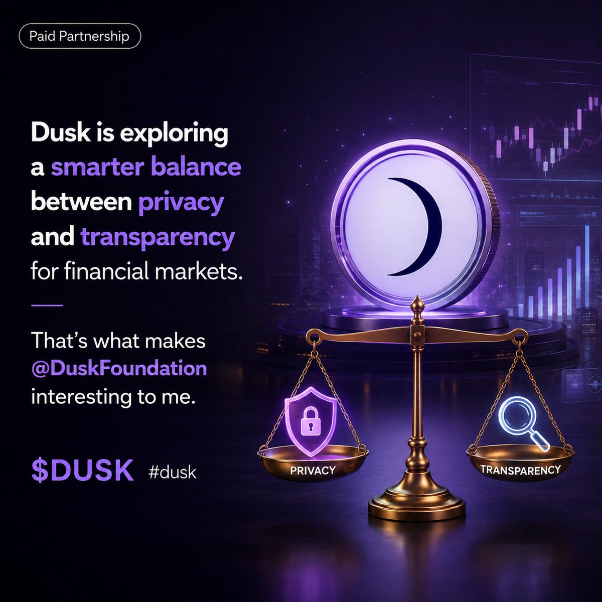 Sangi804's tweet photo. Paid Partnership

Dusk is exploring a smarter balance between privacy and transparency for financial markets. That’s what makes @DuskFoundation interesting to me. $DUSK #dusk https://t.co/GOX5vSTjnp