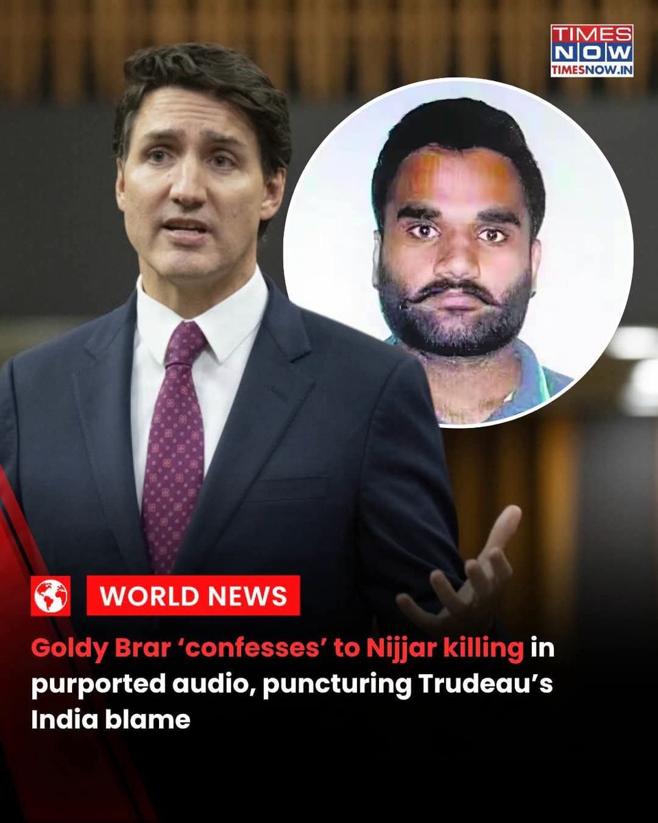 News_Politics24's tweet photo. Goldy Brar is Most Wanted Indian 🇮🇳 Confesses to Nijjar’s killing in purported Audio,,

#Canada https://t.co/KZQ7OwbN78