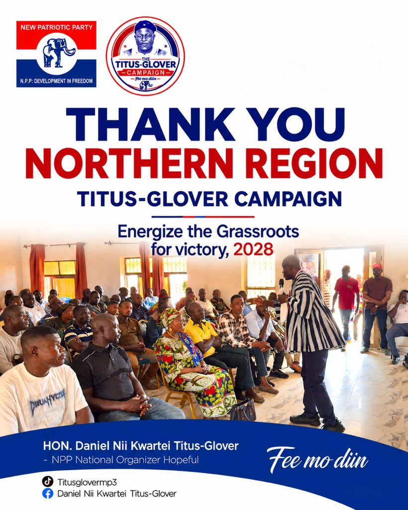 DanielKwartei's tweet photo. Any time I visit the Northern Region, I feel at home because of the love and strong relationship I have with the people of the region. You once again demonstrated that love during my visit by fully endorsing me as your next National Organizer. https://t.co/iiRmk7GHh0