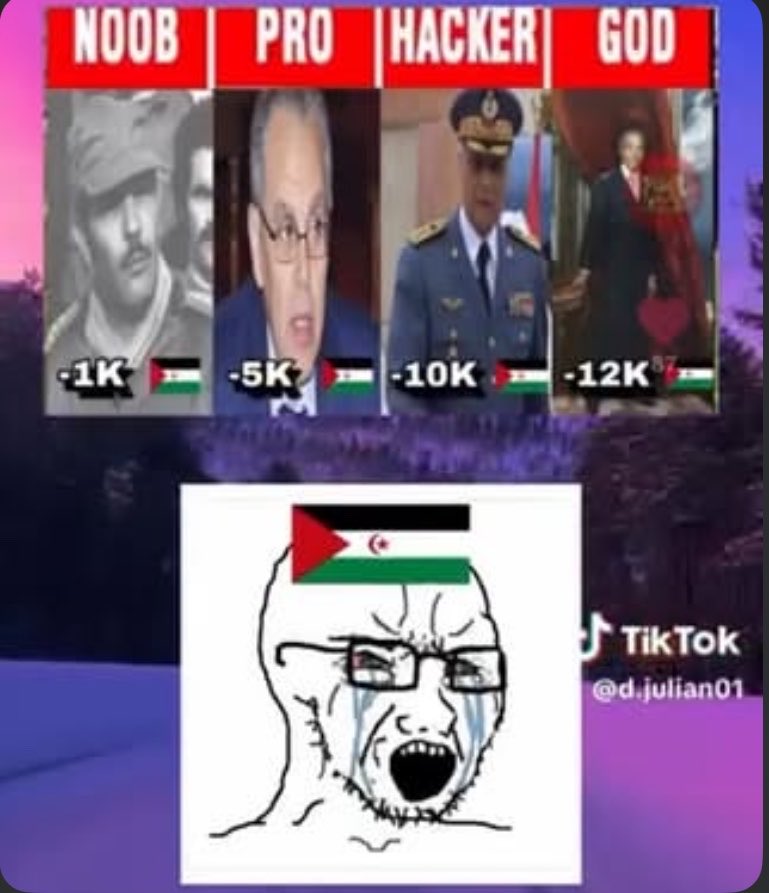 taziri0's tweet photo. @sahrawiflexxx @ArabLeft2026 @aeristwichiya 🤣🤣🤣 https://t.co/HSHsmVGy2l